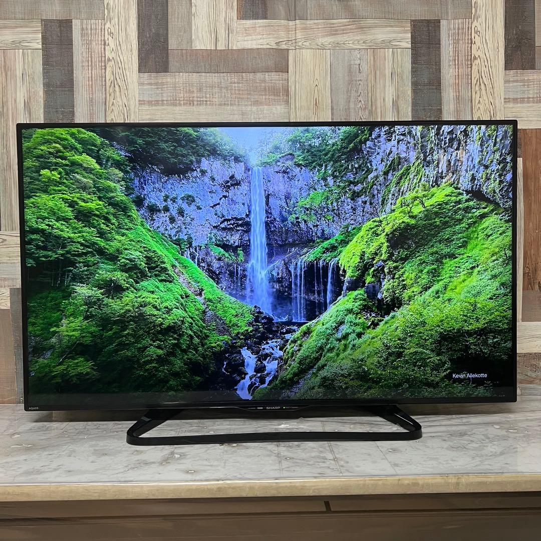 即日受渡❣️全国送料込シャープ50型テレビYouTube.Netflix視聴可能