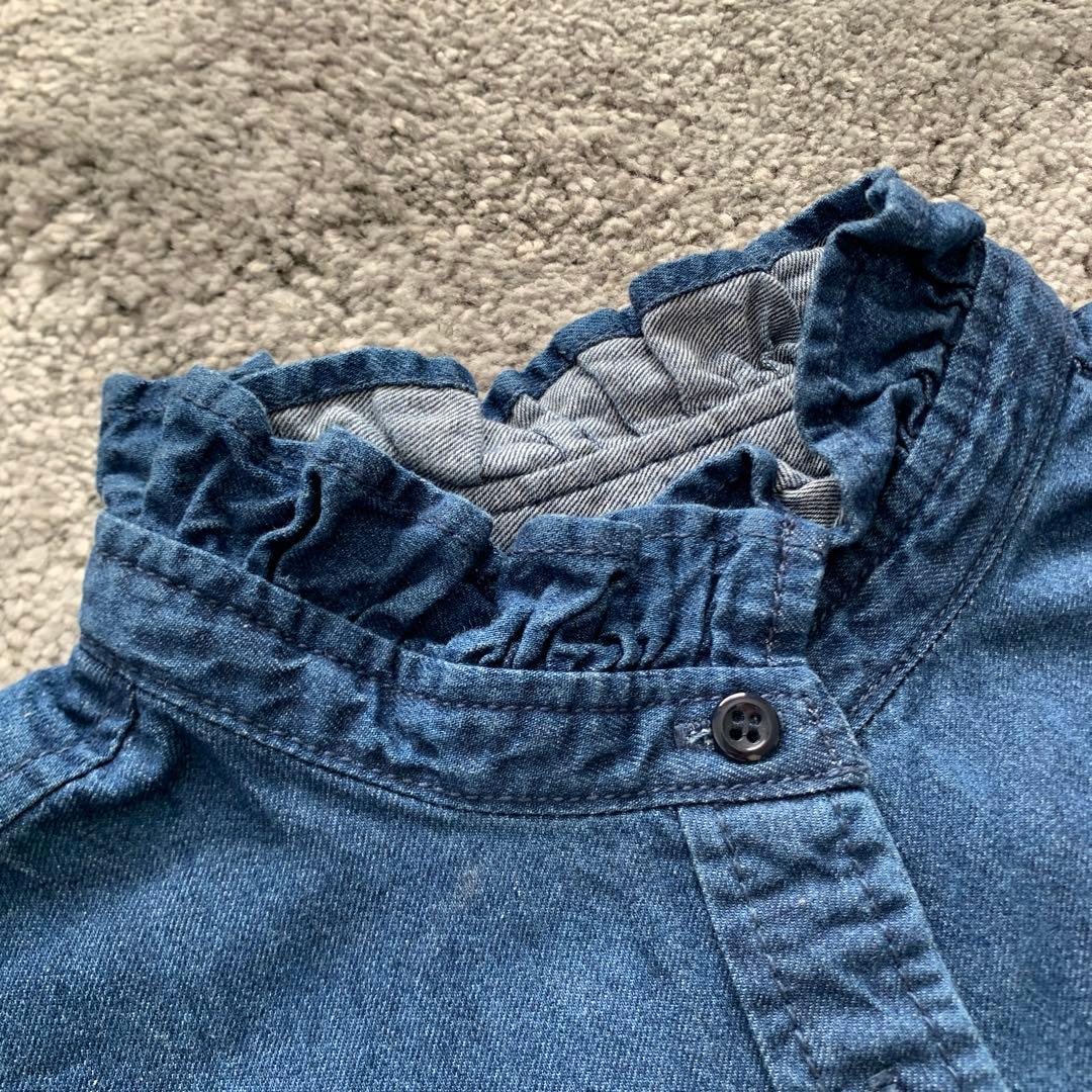 ジャーナルスタンダードレリューム★デニムフリルブラウス