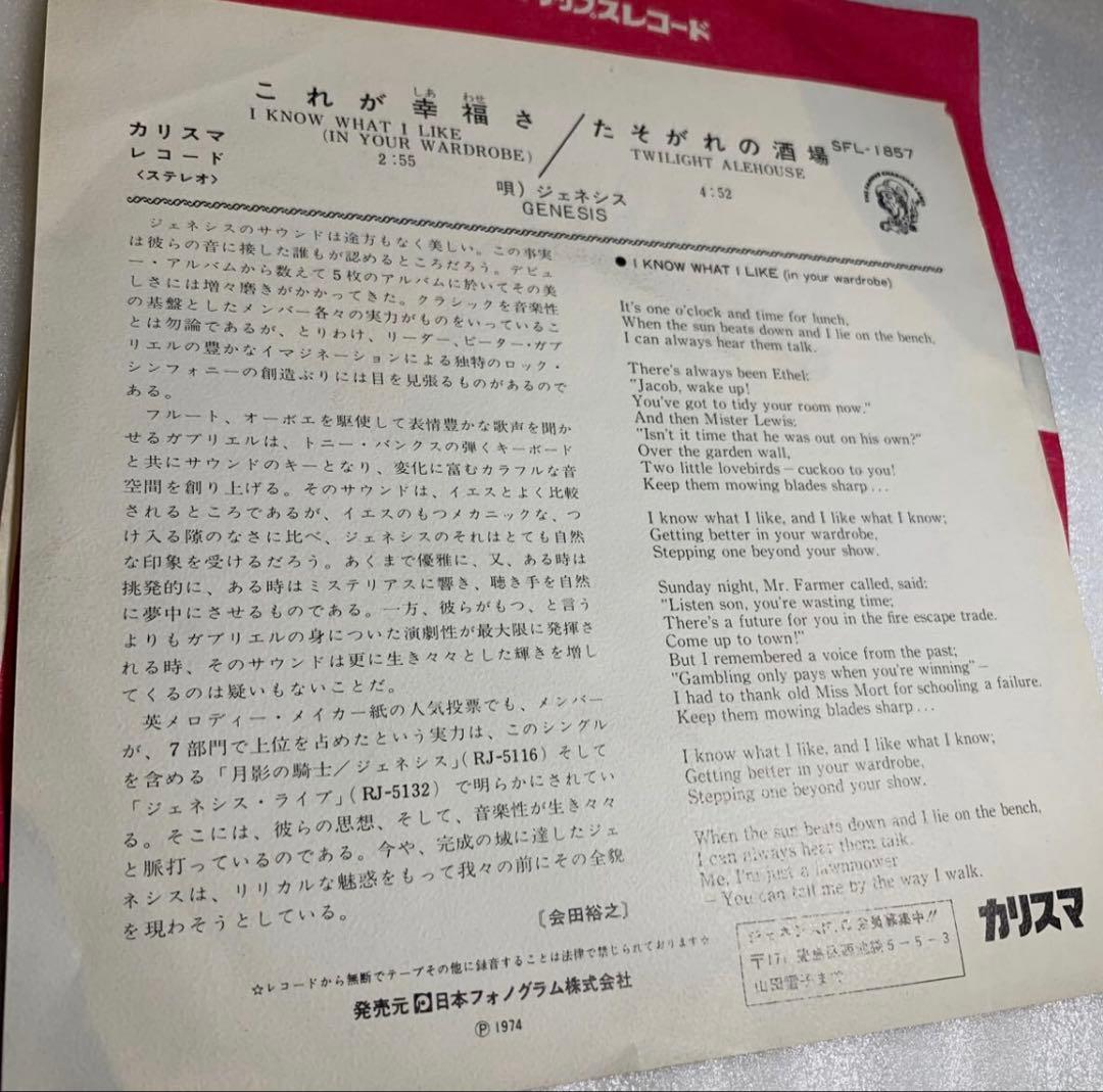 h*s様 これが幸福さ　 国内盤 EP