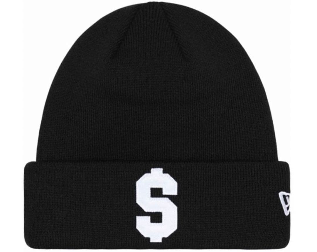 Supreme New Era $ Beanie（黒）