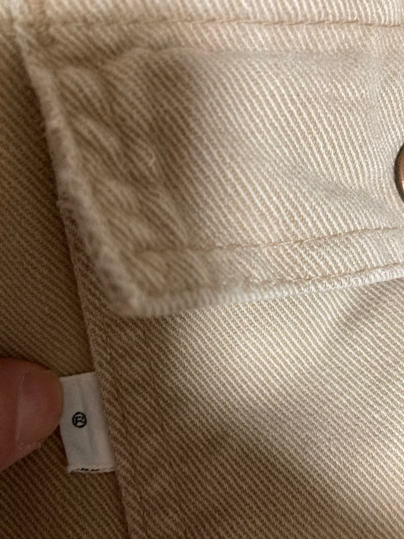 レアビンテージ　リーバイス　ブッシュパンツ　ベージュ フレアカーゴ w74cm