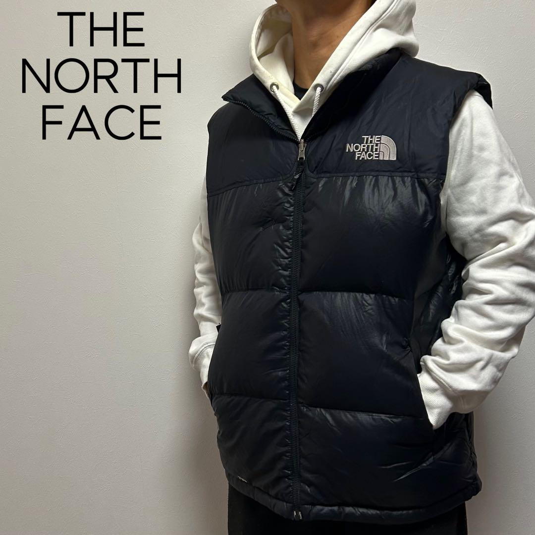 日本未入荷　海外限定　ノースフェイス　ヌプシダウンベスト　700FP 黒　XL
