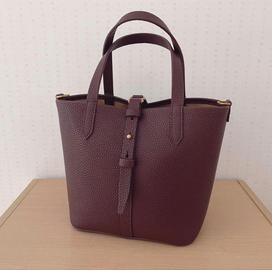 Beryl ベリル リサイクルレザーバケツバッグ