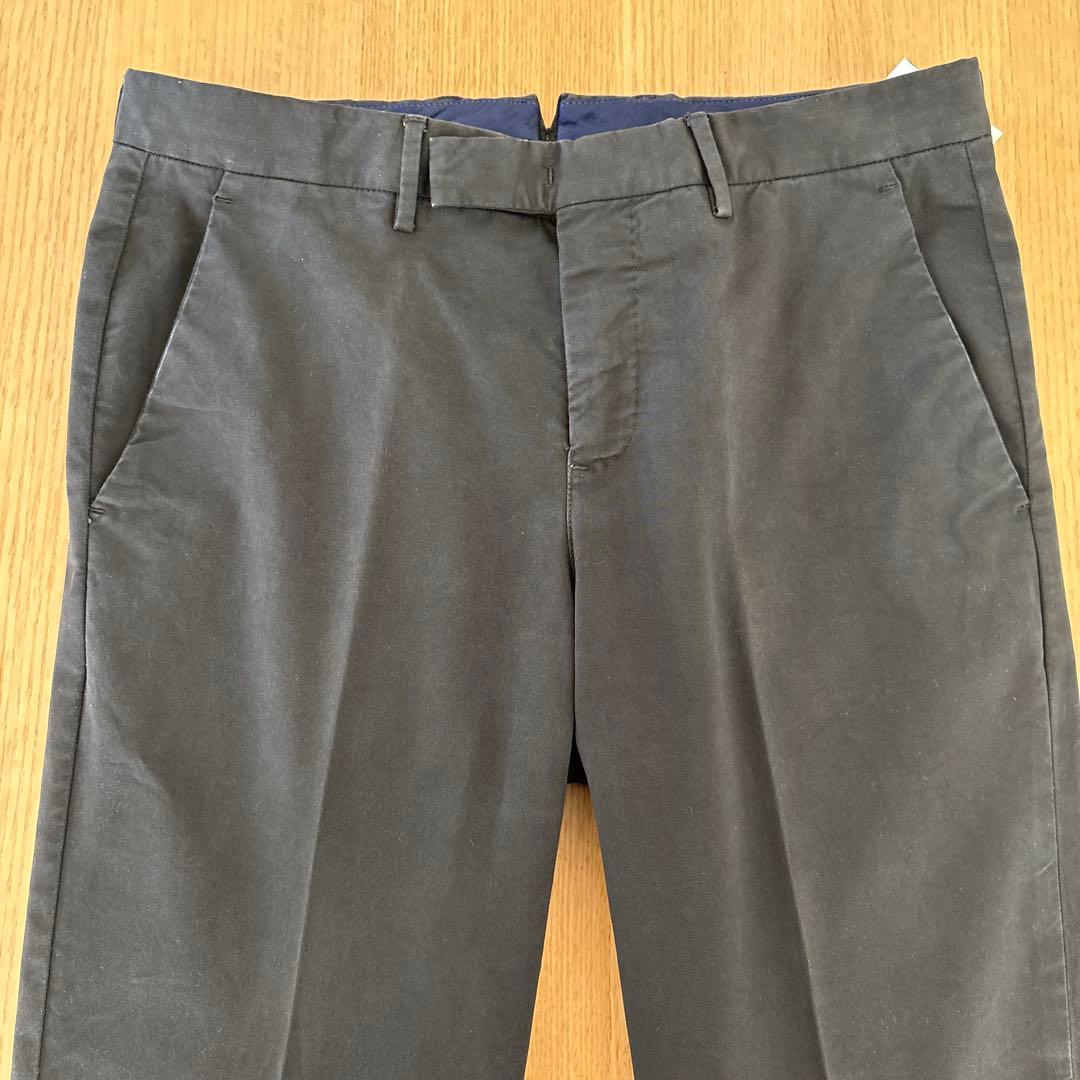 【46】PT TORINO マスターフィット ストレッチチノ グレー 秋冬