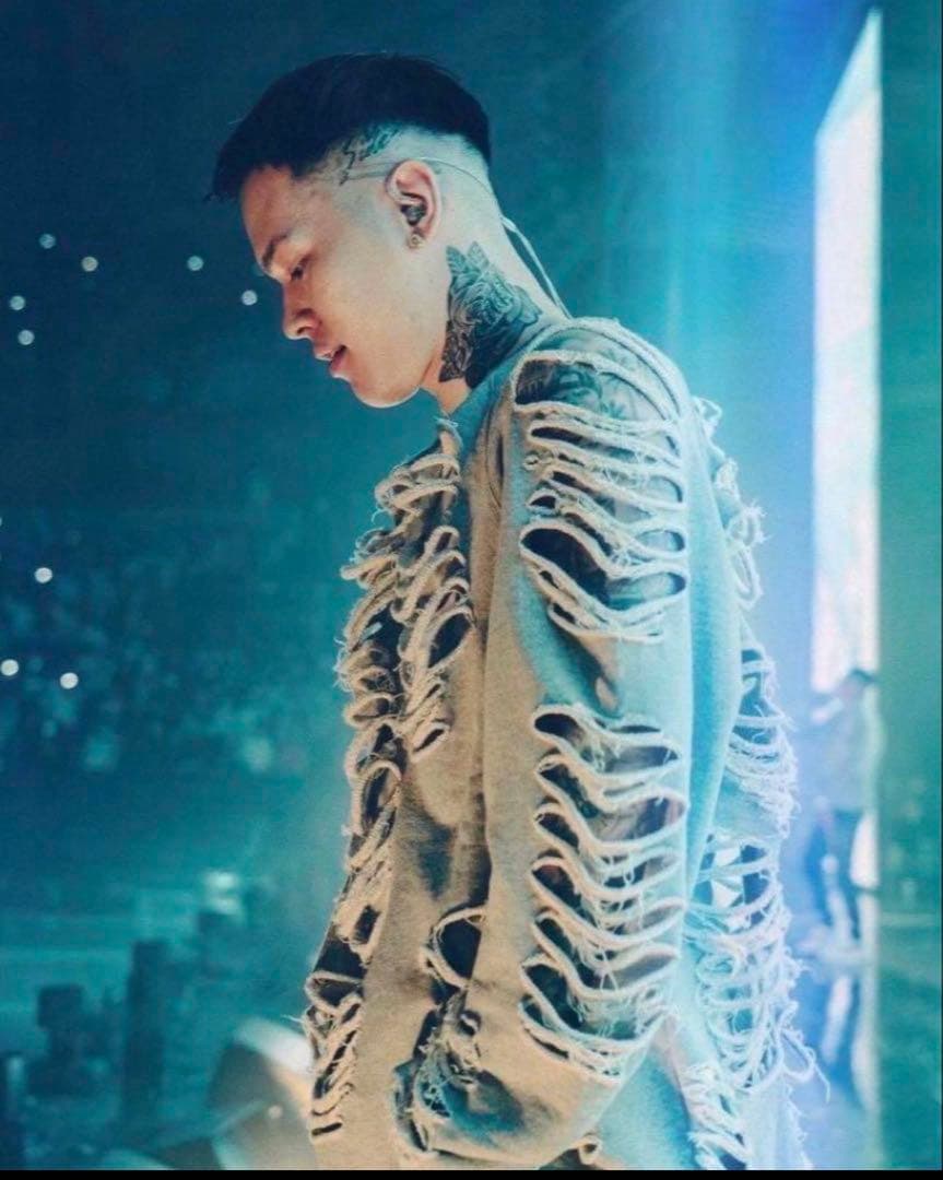 junnakayama distressed crewneck スウェッ