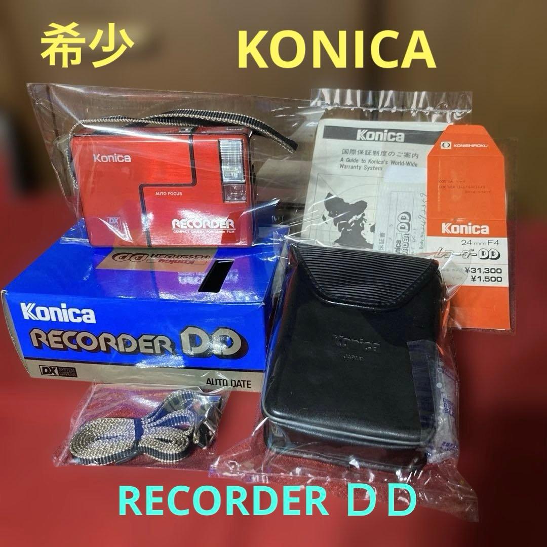 希少☆KONICA/コニカRECORDER ＤＤ24㎜F4ソフトケース純正外箱付