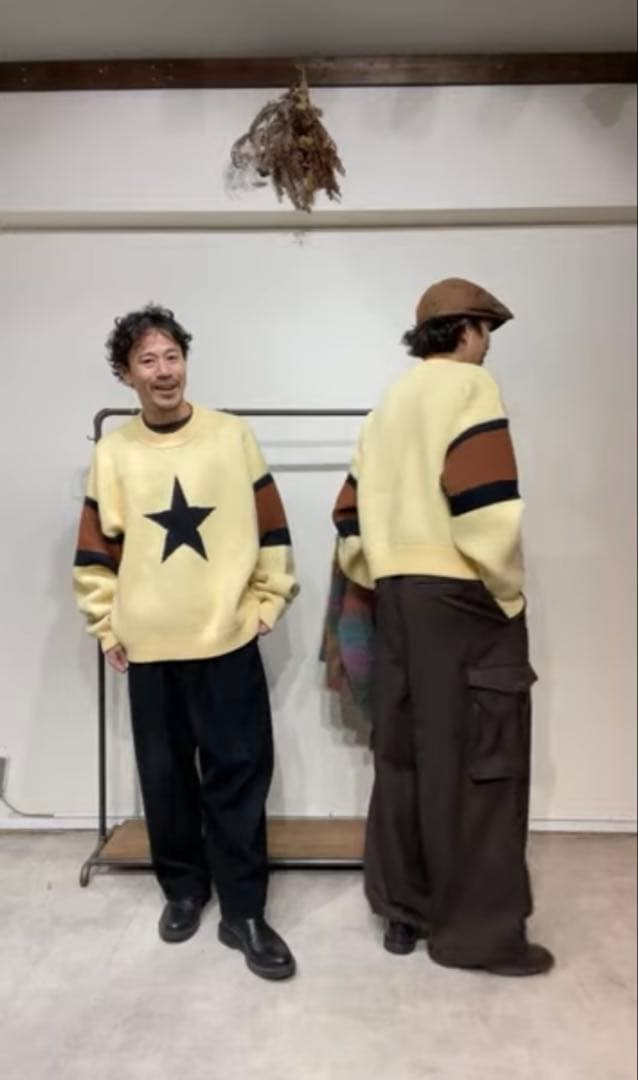 スターウォームセーターXL アンバーグリーム