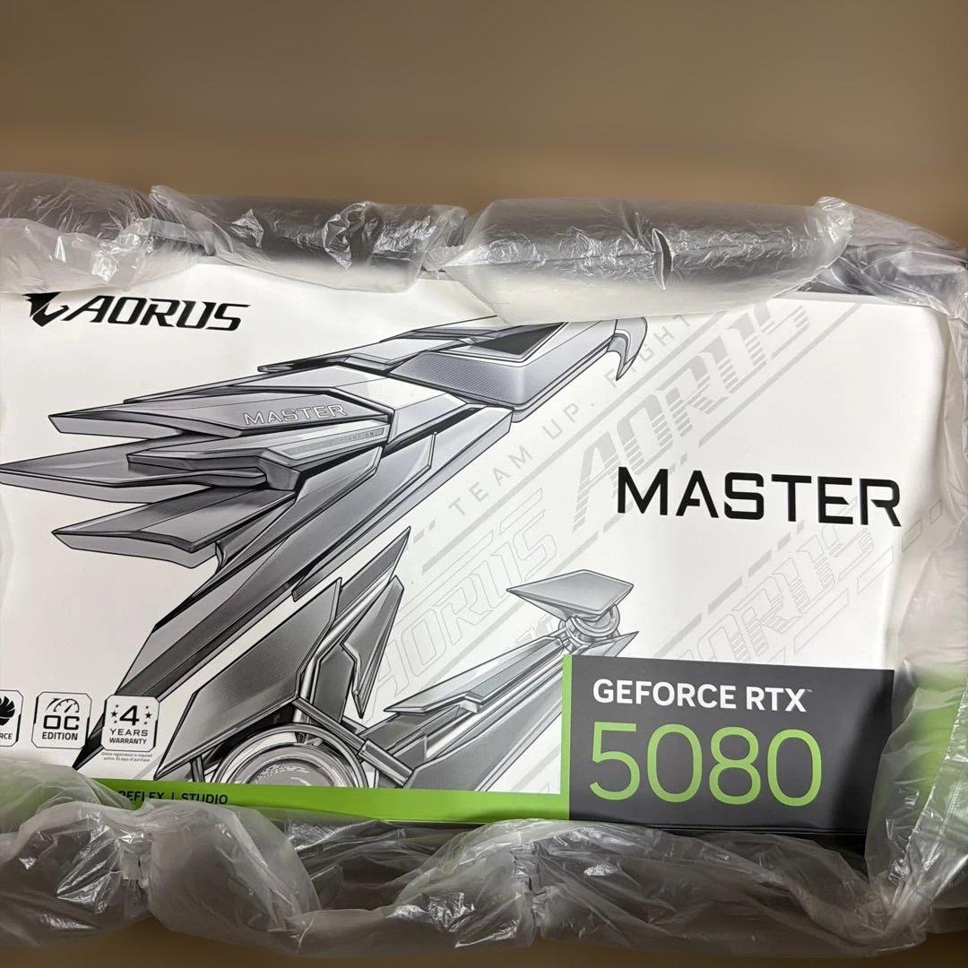 グラフィックボード・グラボ・ビデオカード AORUS MASTER GEFORCE RTX 5080