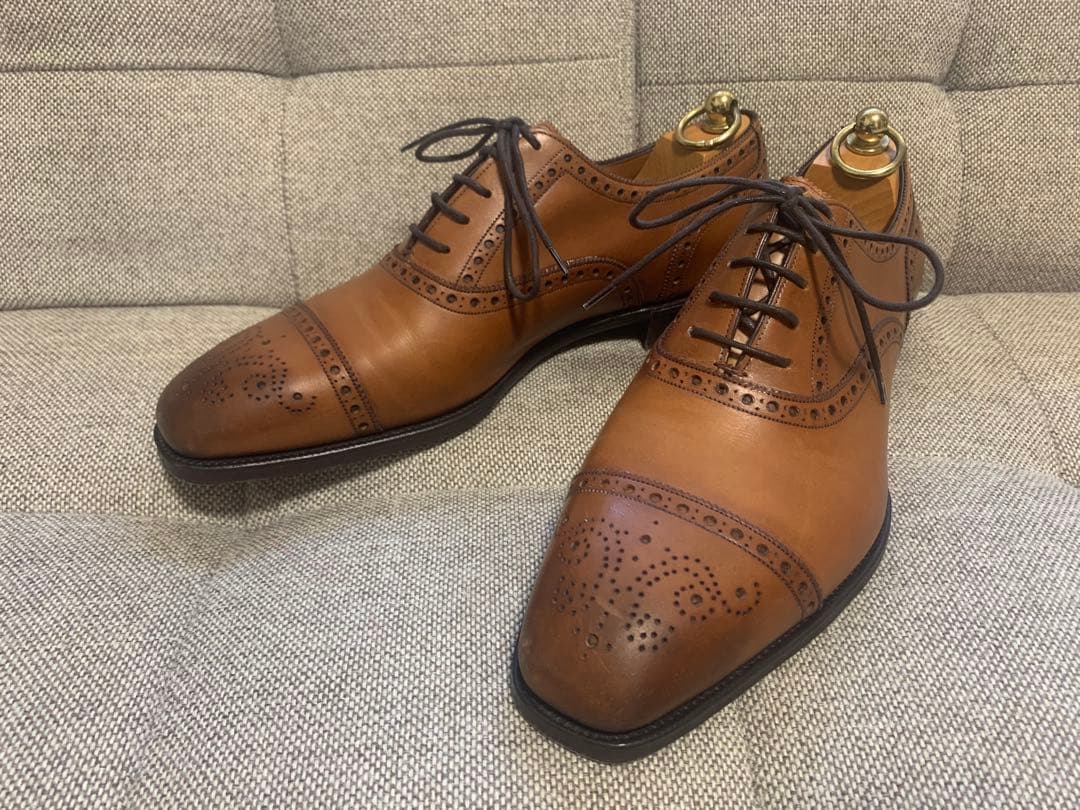 25万ガジアーノガーリング ケンジントン 7.5E ブラウン シューツリー・箱付