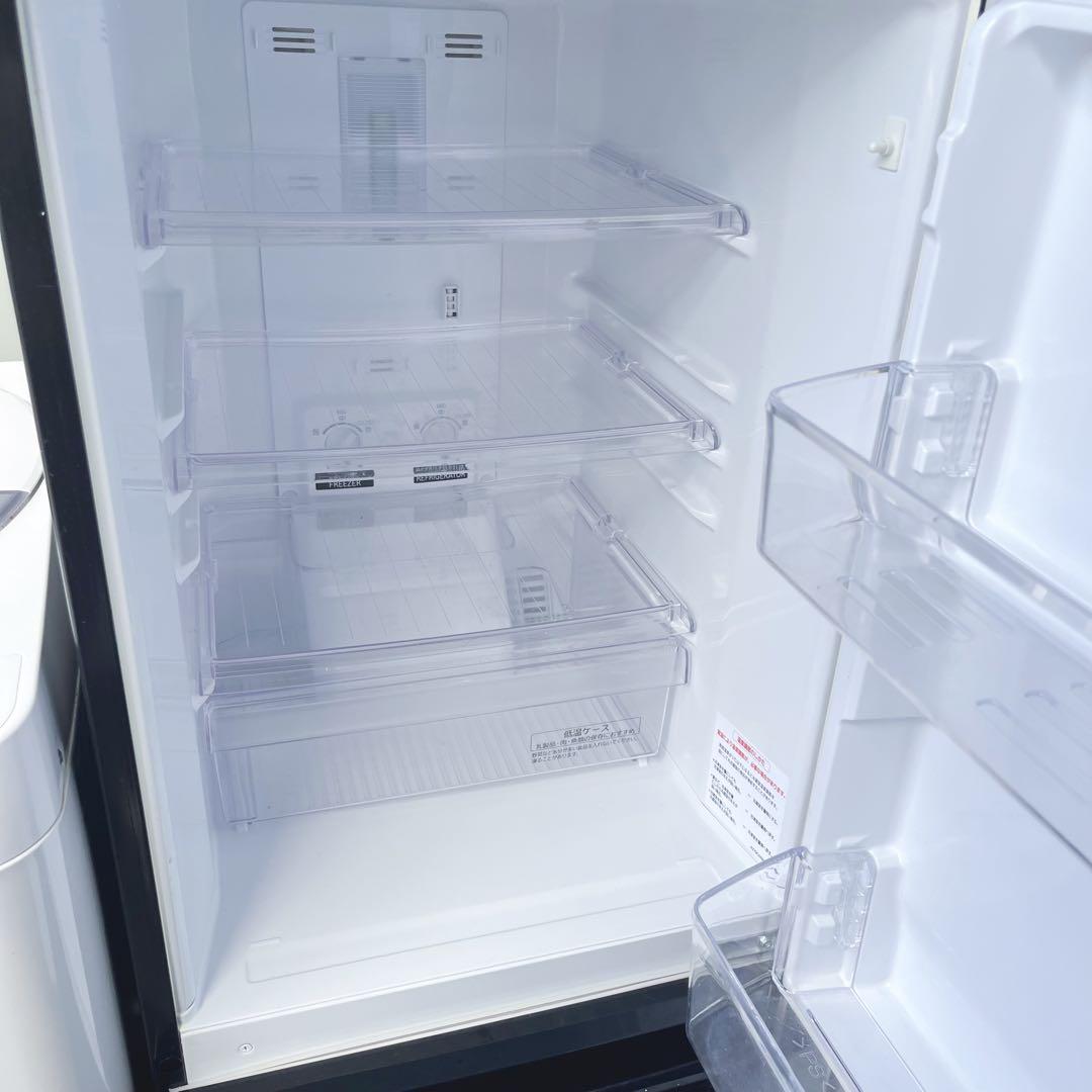 332取付無料！三菱低温ケース搭載スタイリッシュブラック冷蔵庫SHARP洗濯機