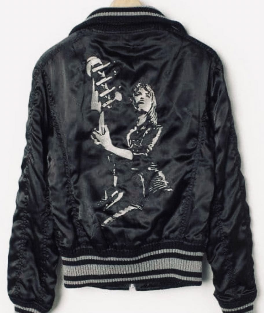 ☆Hysterics スージー クワトロギターガール刺繍ブルゾン スカジャン ☆