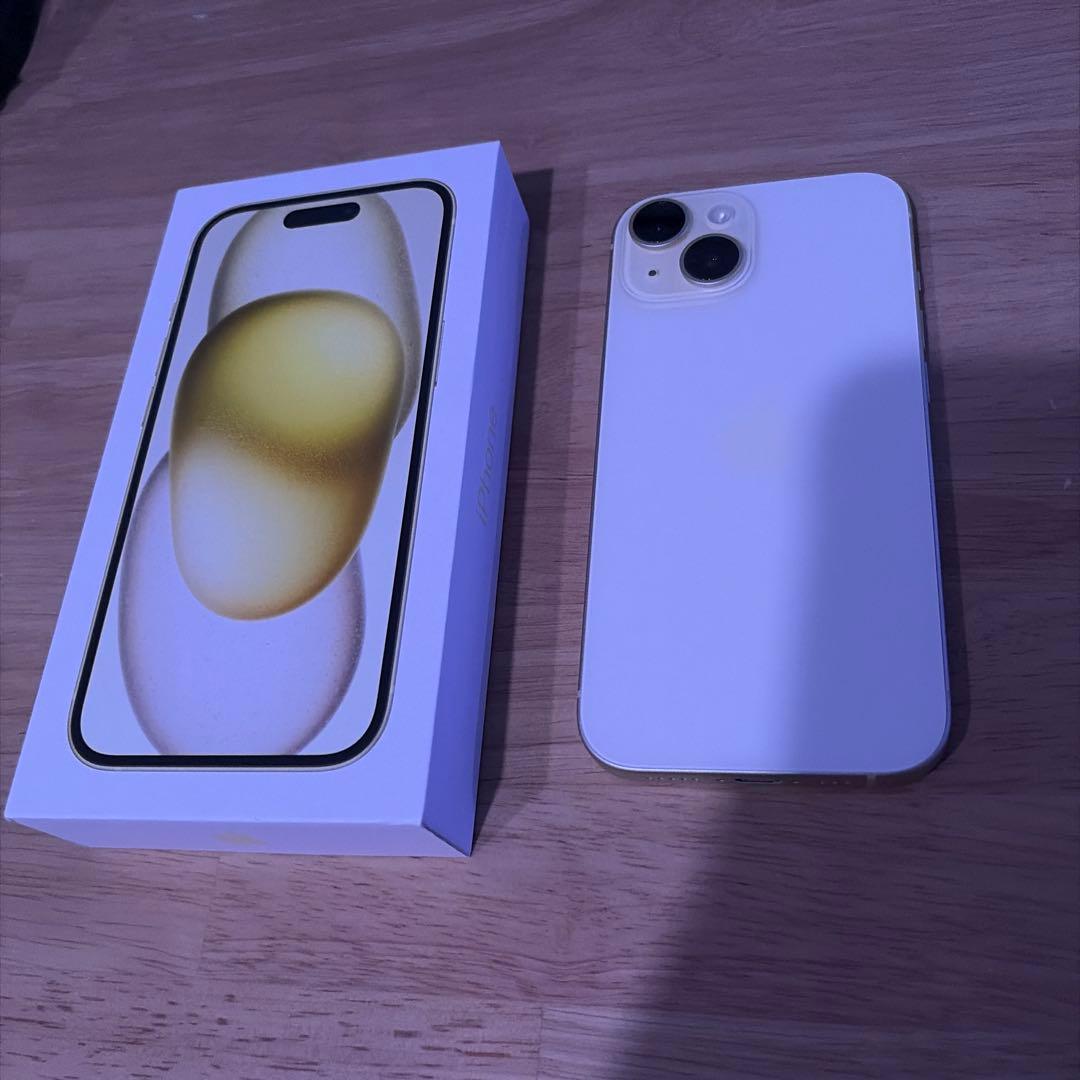 iPhone 15 イエロー 128GB simフリー