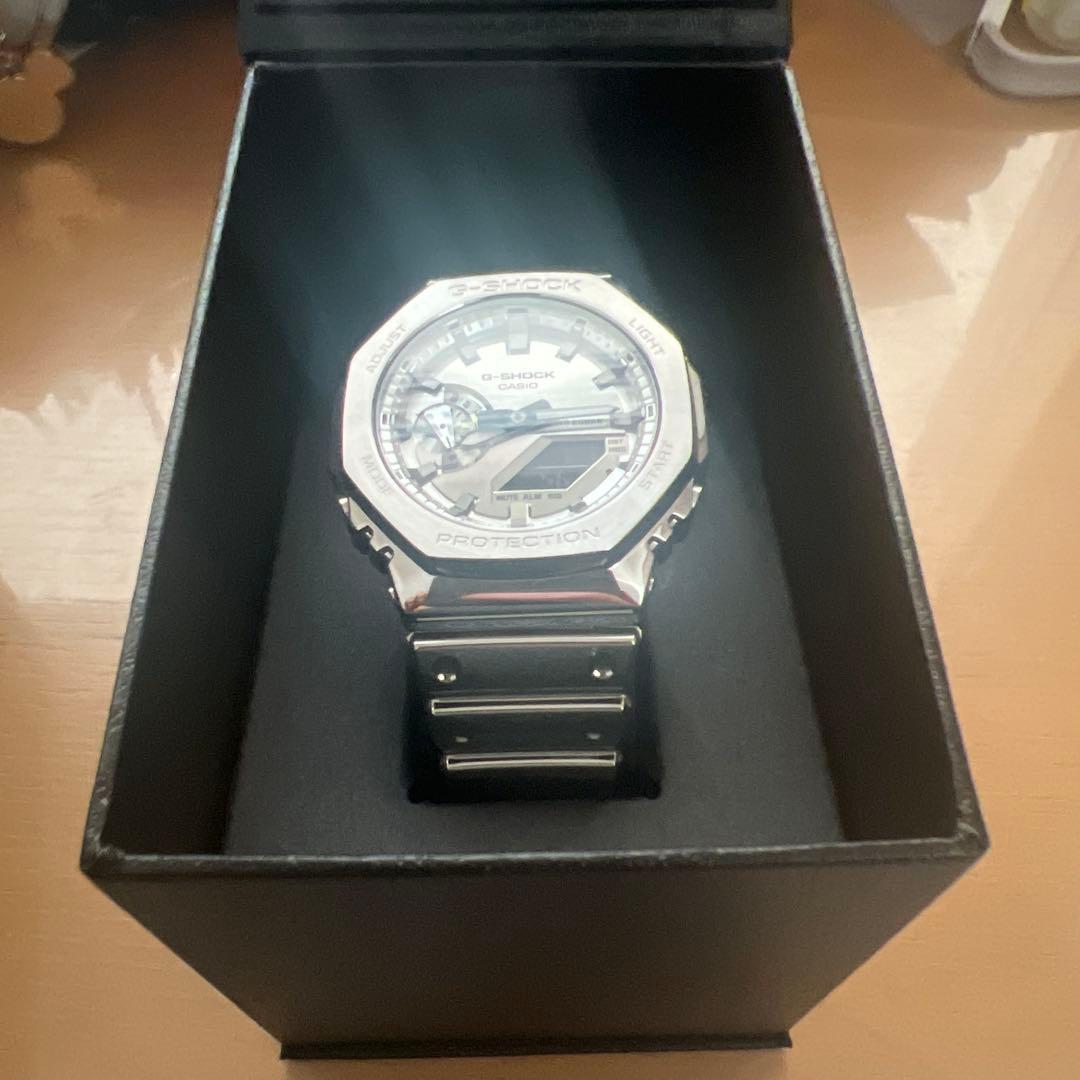 G-SHOCK シルバー ブラック箱説明書付属
