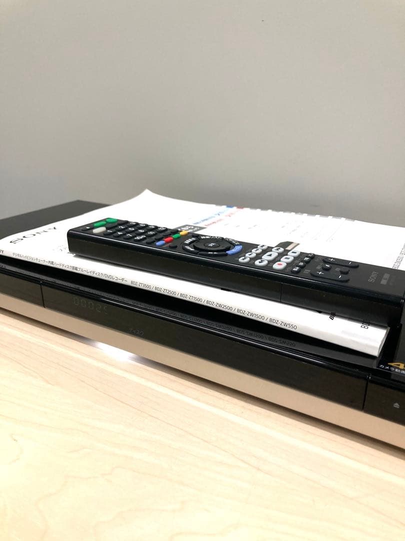 めっちゃ綺麗　1TB ソニー　ブルーレイ　BDZ-ZW 1500