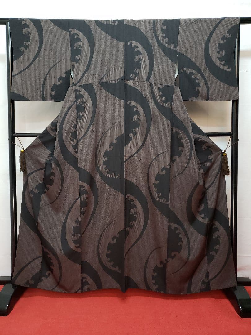 ［小紋］　京友禅　伊勢モダン　美品　KK'-047