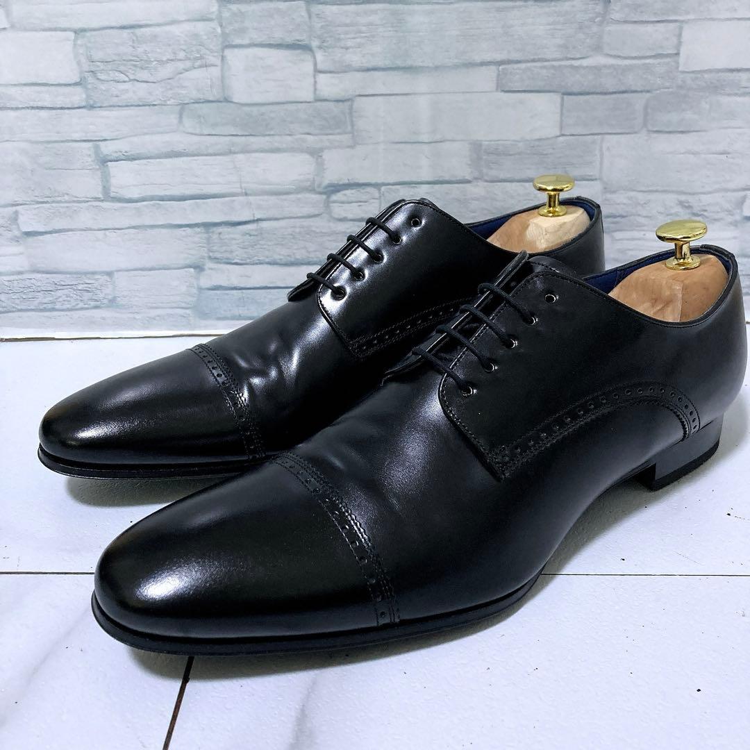 極美品 REGAL 26GR ビジネスシューズ ストレートチップ 黒 26.5