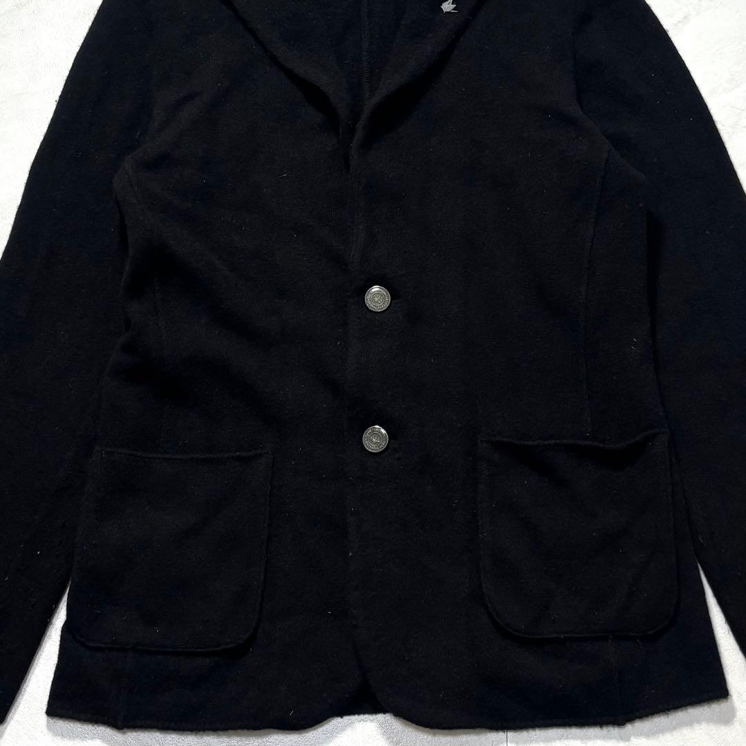 1piu1uguale3 セーブル混 ルイージJK 黒 L 高級素材