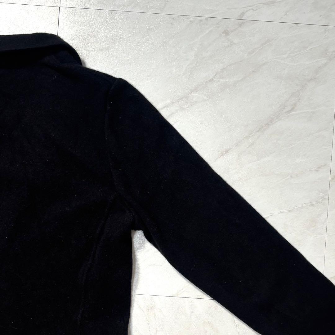 1piu1uguale3 セーブル混 ルイージJK 黒 L 高級素材