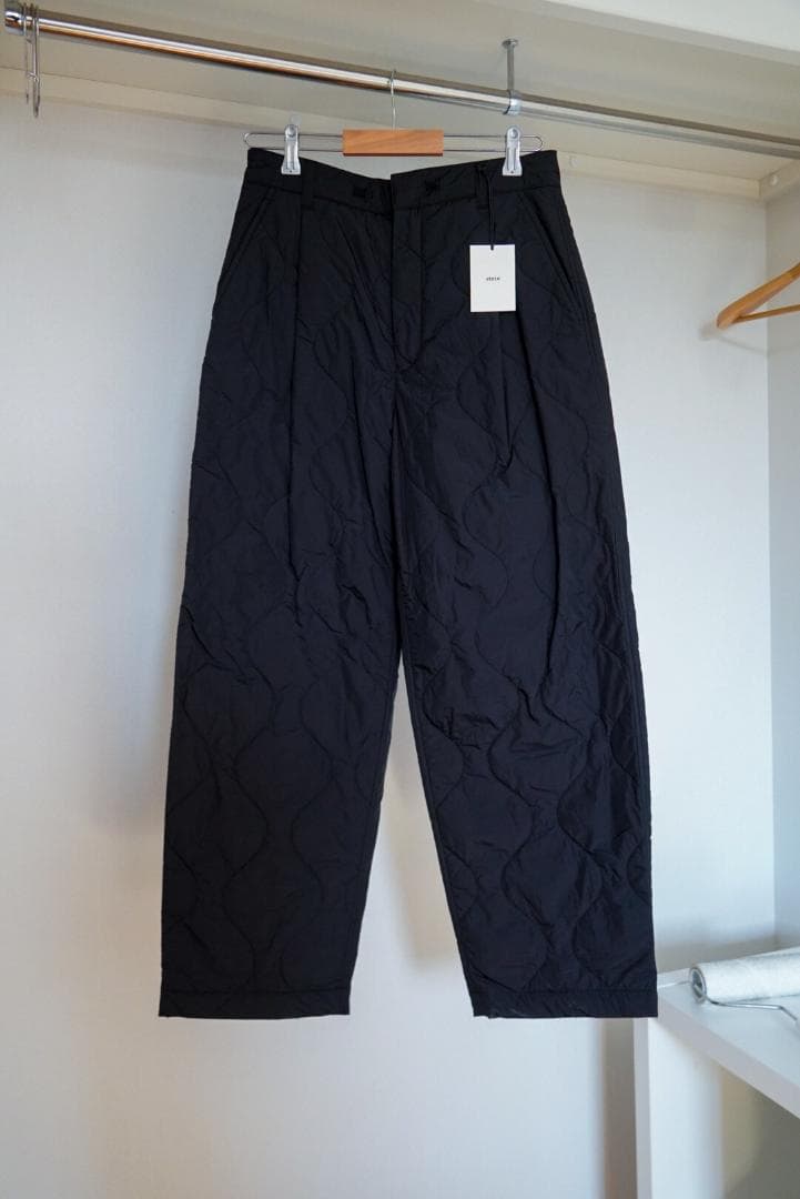 stein QuiltedOneTuckTrousers ST.291 新品