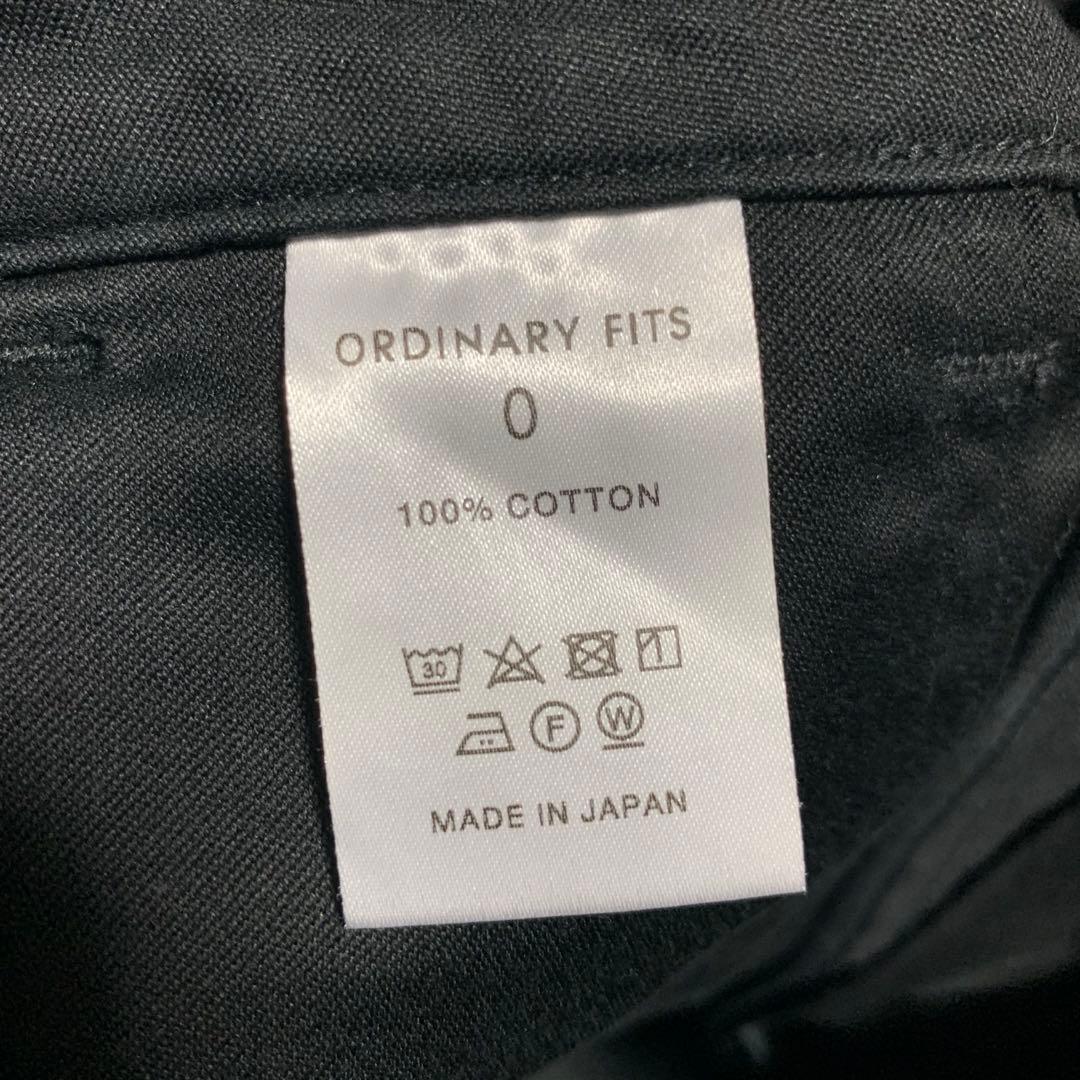 d オーディナリーフィッツ　ジェームスパンツ　黒