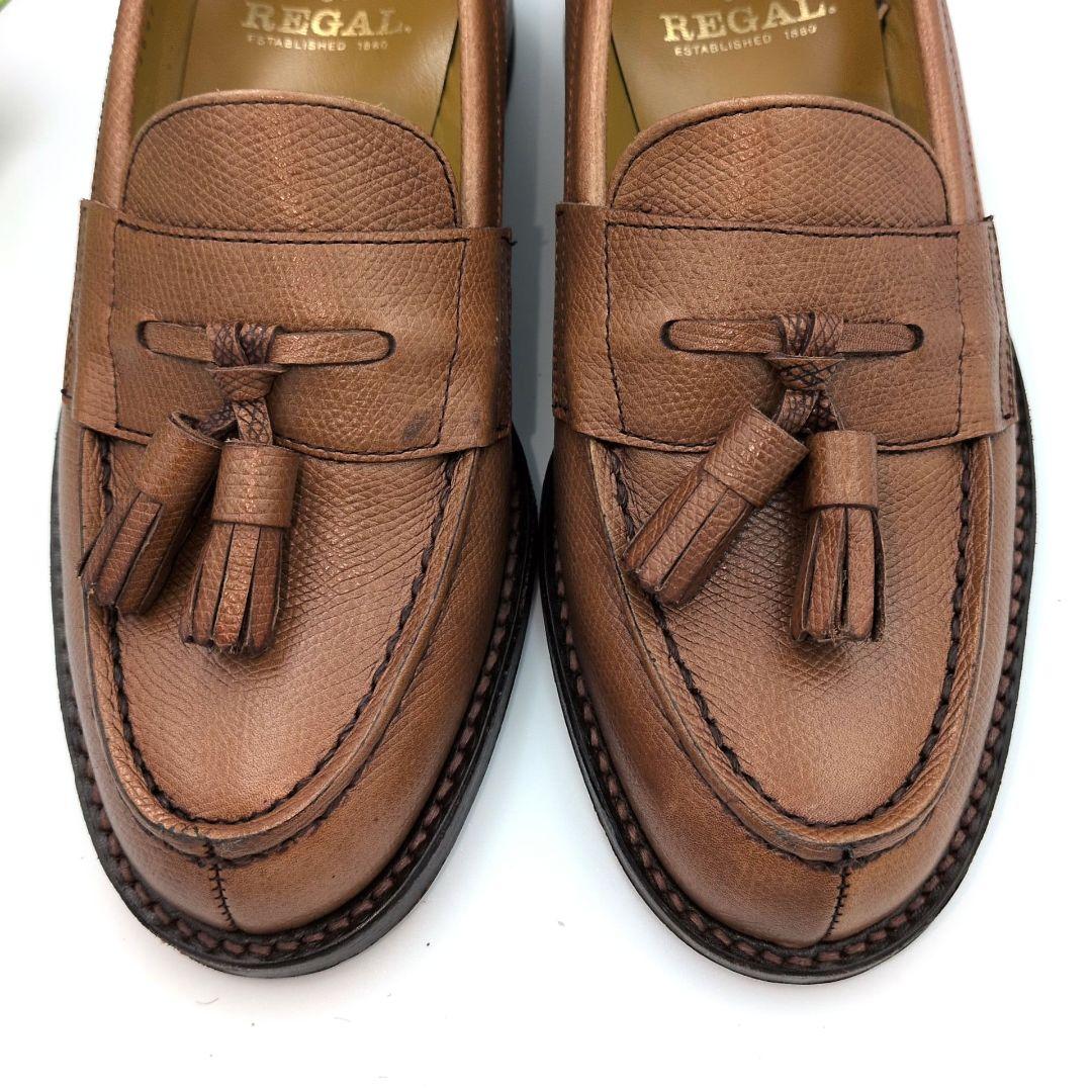 REGAL タッセルローファー 茶 23cm EE 日本製