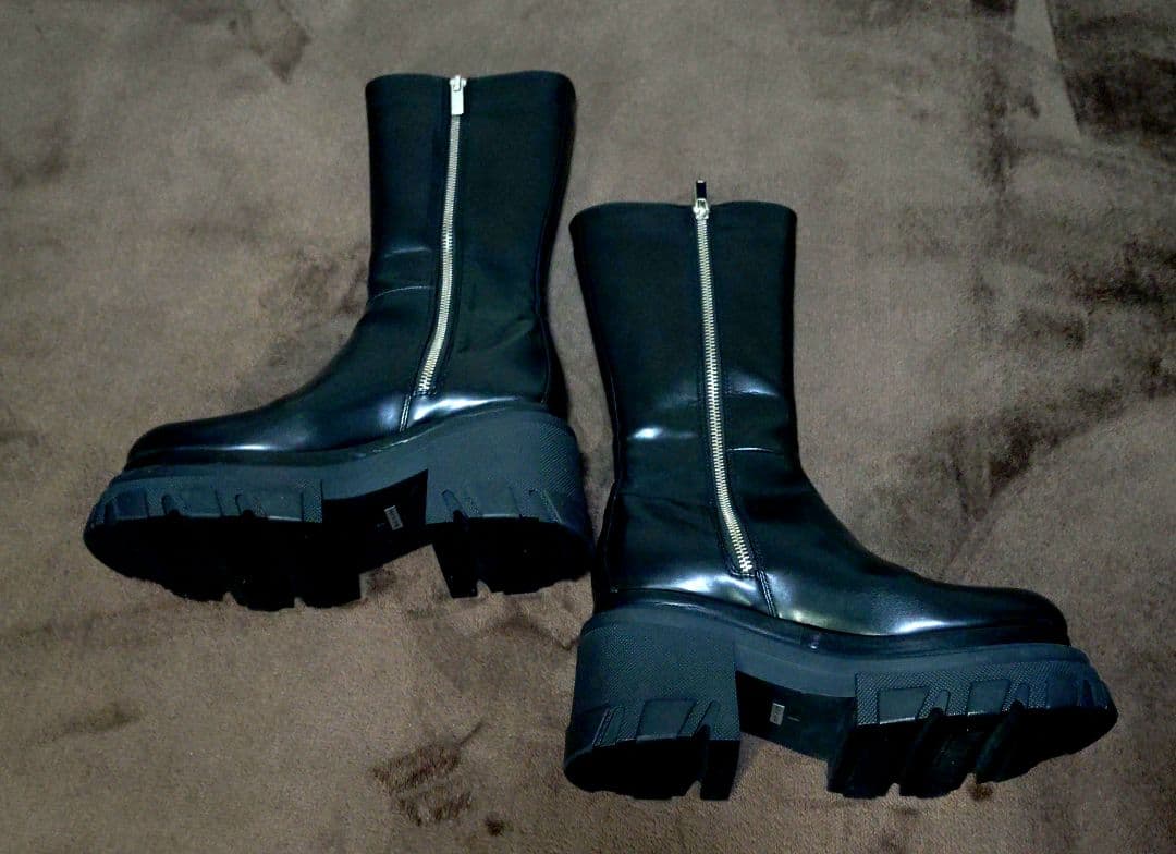 STUDIOUS/ステュディオス　サイドゴアミドルブーツ