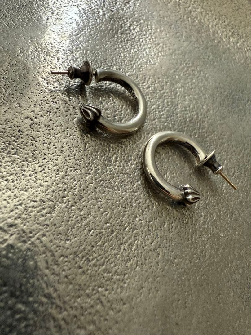 CH (クロムハーツ) HOOP PLAIN プレーン フープピアス シルバー