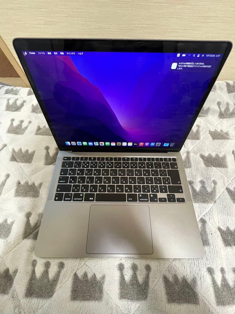 MacBook Air 256GB 2020年式　M1スペック　完動品
