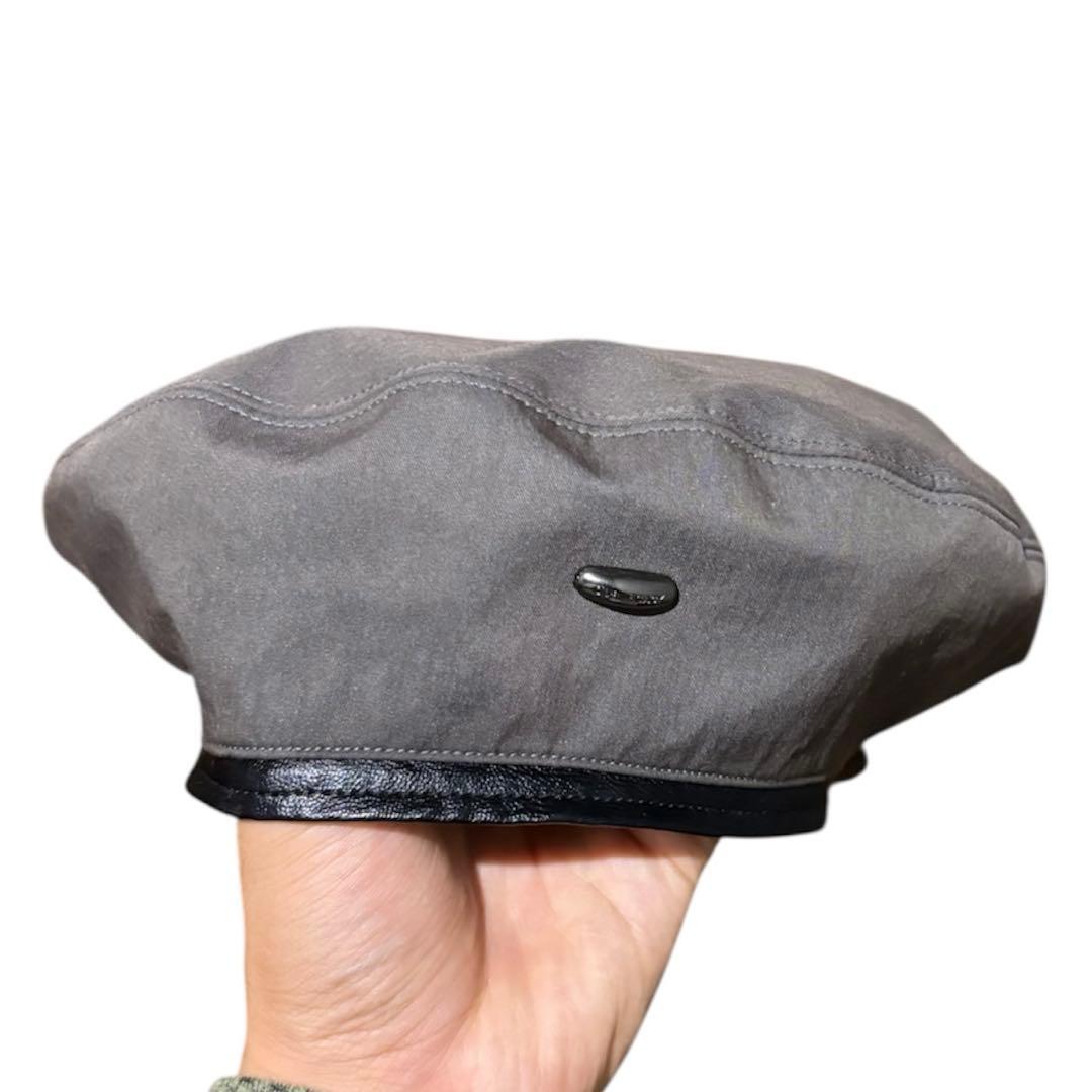 OUR LEGACY レザートリムベレー帽