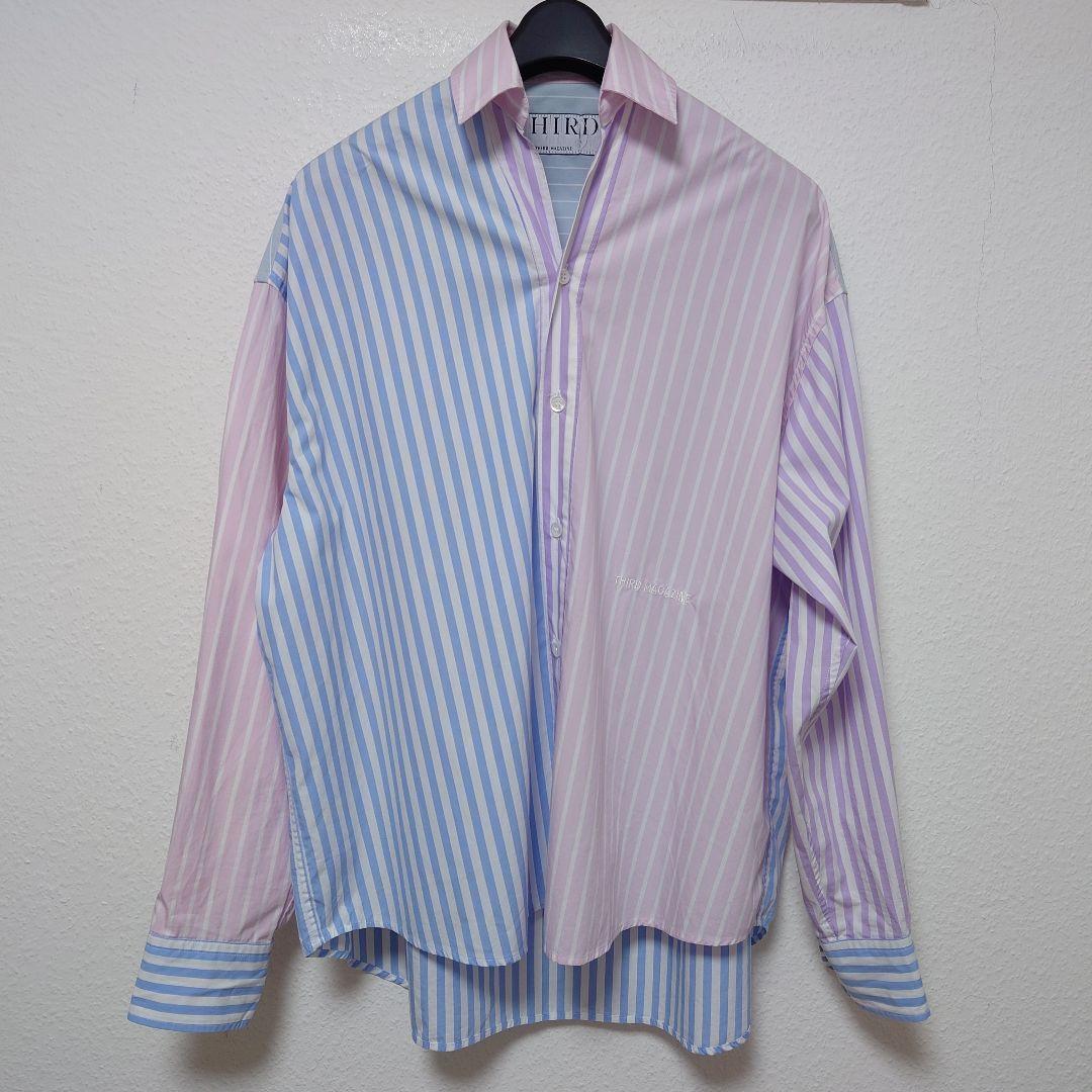 サードマガジン☆クレイジーパターンストライプシャツ