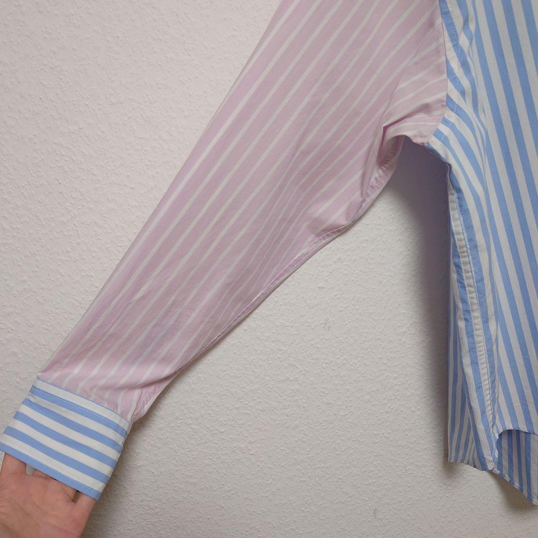 サードマガジン☆クレイジーパターンストライプシャツ