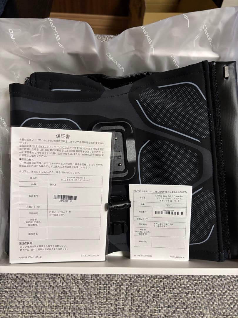 SIXPAD コアベルト2 Mサイズ ブラック