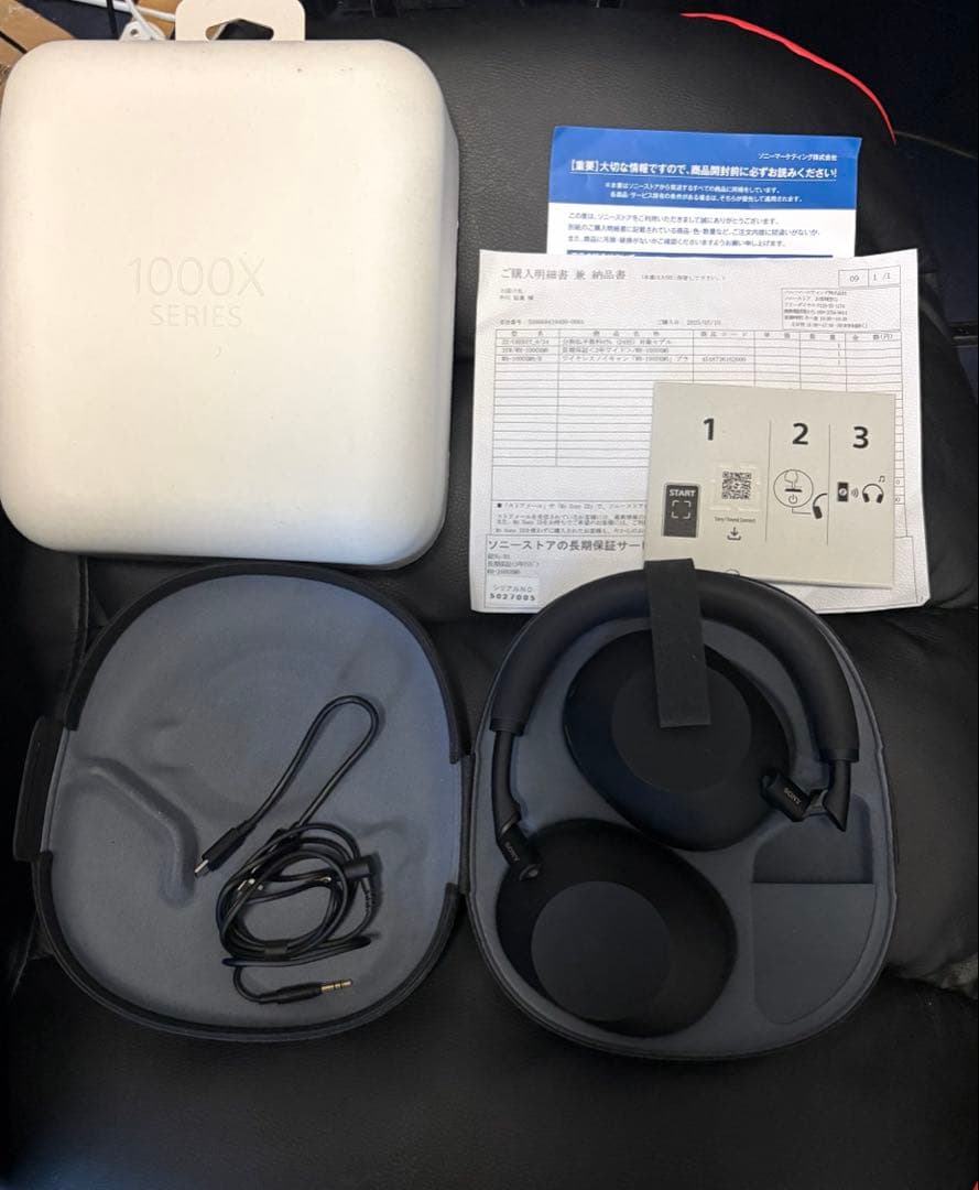 【ほぼ新品】SONY WH-1000XM6 ワイヤレスヘッドホン　ワイド3年保証