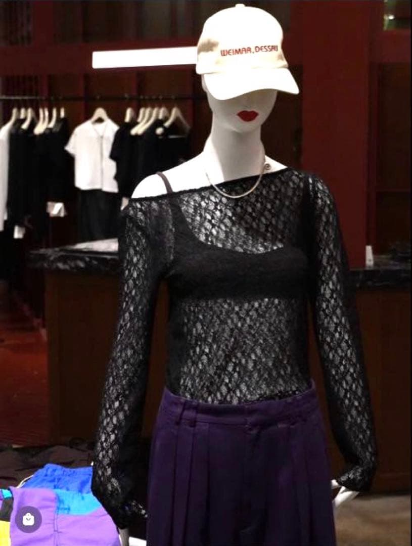 ＜6(ROKU)＞タック パンツ パープル34