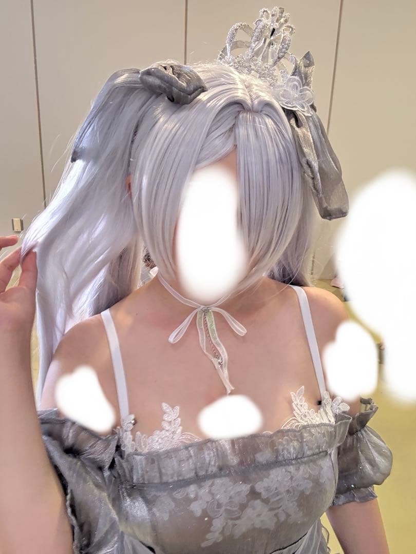 NIKKE ニケ シンデレラ ガラスのプリンセス コスプレ 衣装 ウィッグ 靴