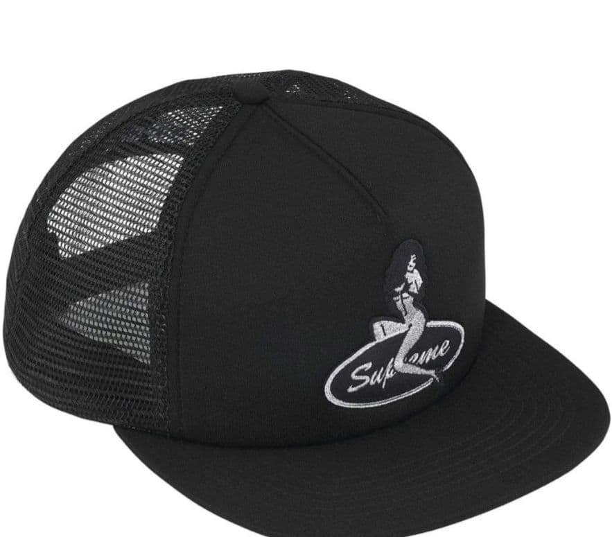 帽子 Supreme Pinup Mesh Back 5-Panel Black