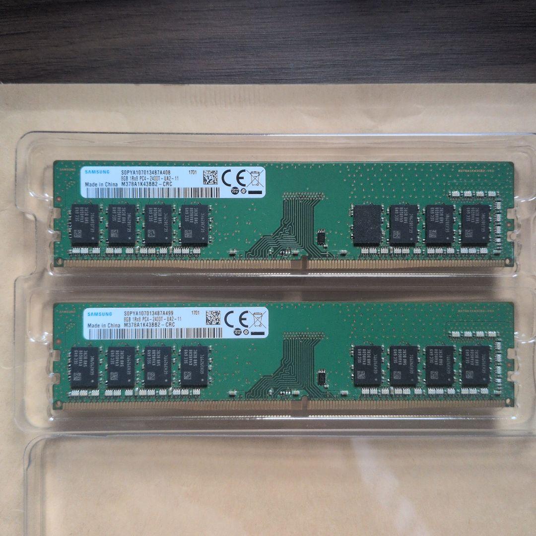 Samsung 8GB DDR4 メモリー M378A1K43B2-CRC