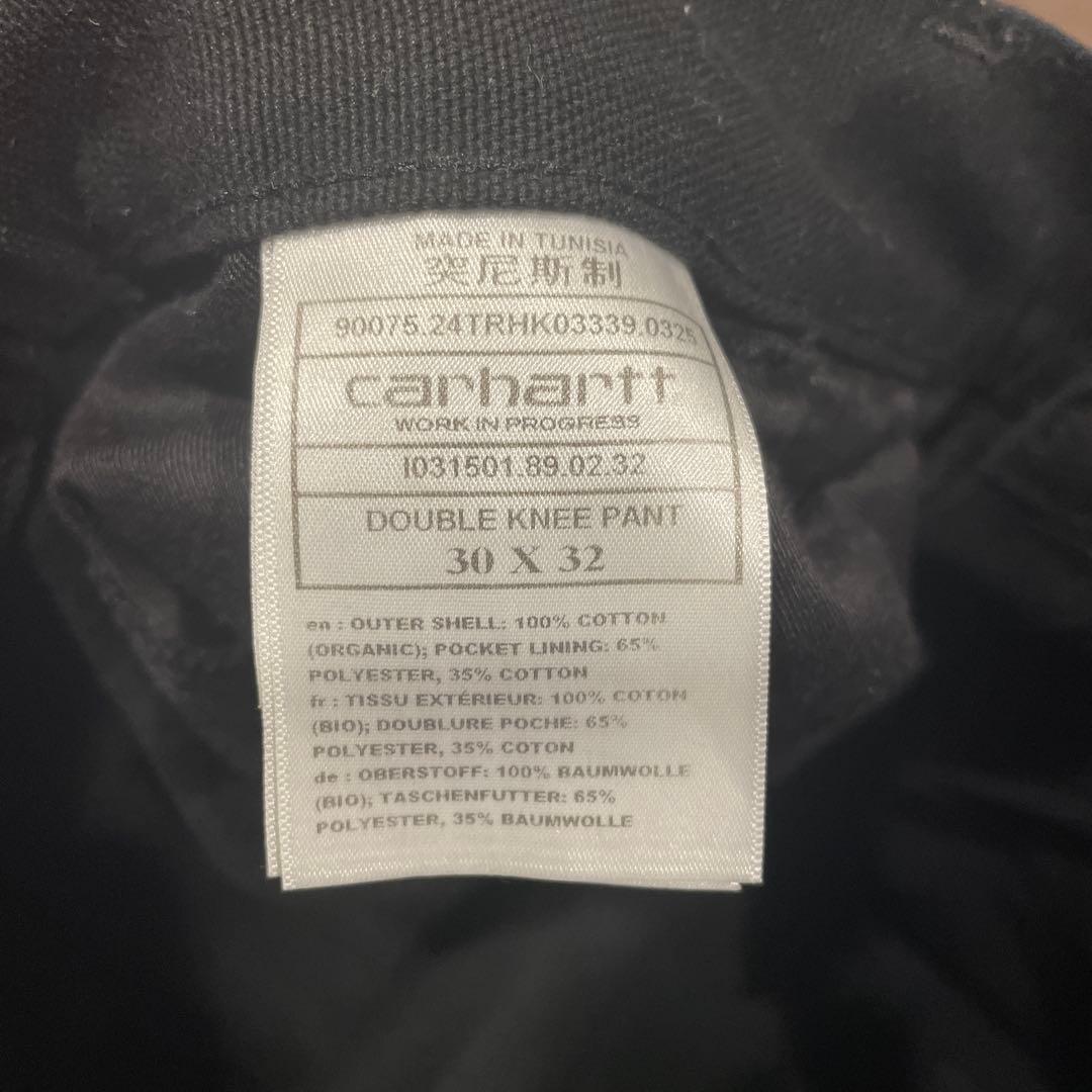 【Carhartt WIP】　ダブルニーパンツ　W30L32(値下げなし)