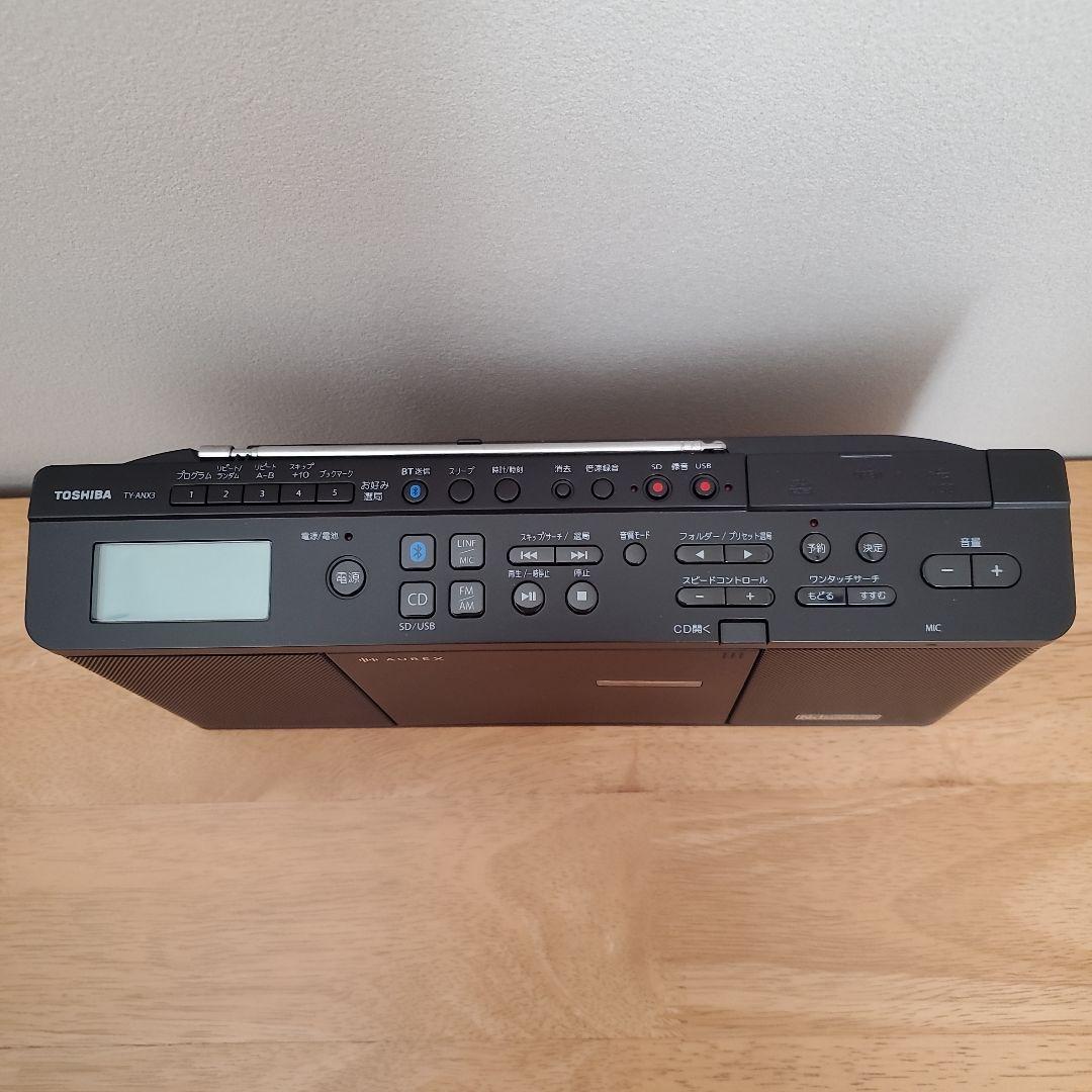 東芝 AUREX オーレックス SD／USB／CDラジオ TY-ANX3K