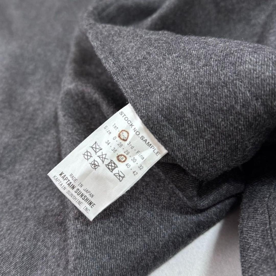 キャプテンサンシャイン テーラードジャケット グレー 38(M)サイズ
