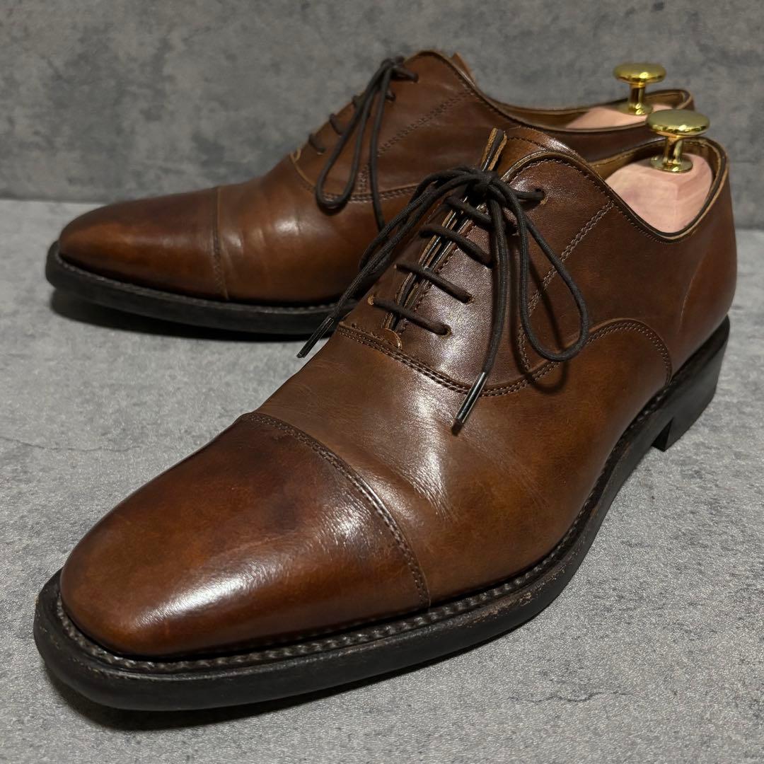 未使用級　リーガル　ビジネスシューズ　ゴアテックス　W71B ブラウン2245