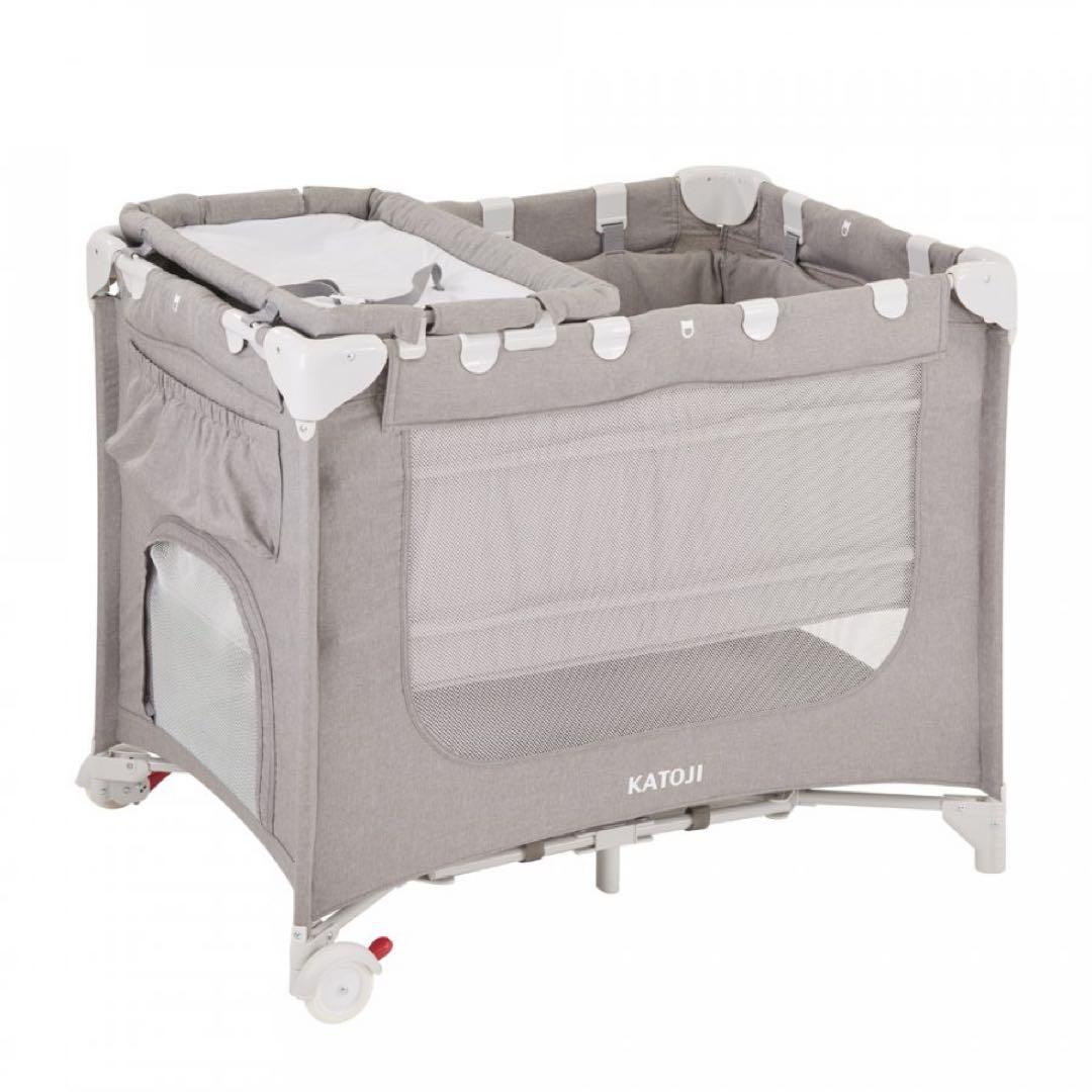 新品未使用　katoji カトージ　ポータブルベビーベッド