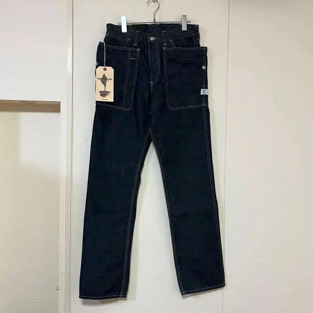 新品タグ付き ササフラス フォールリーフパンツ 左綾 S