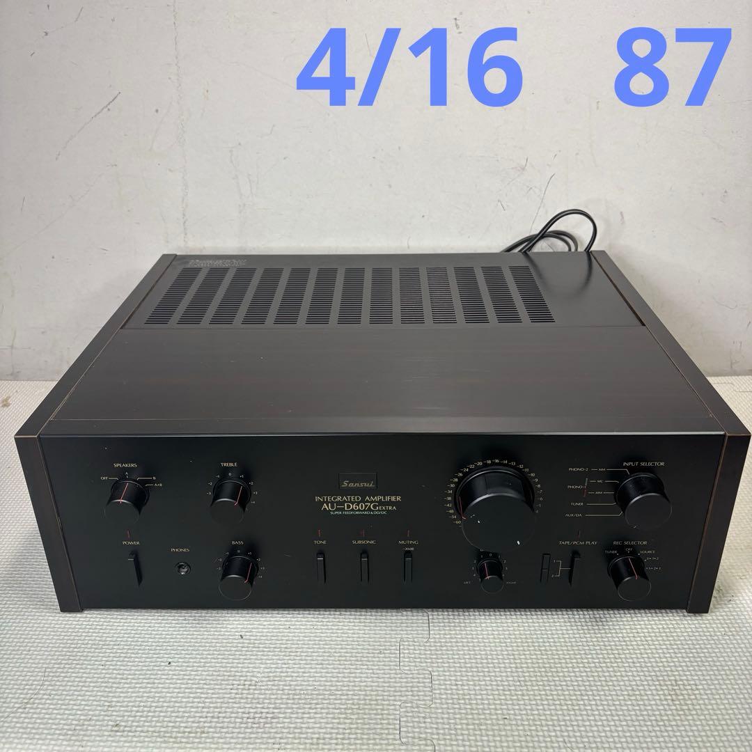 サンスイ　AU-D607G EXTRA プリメインアンプ　通電のみ
