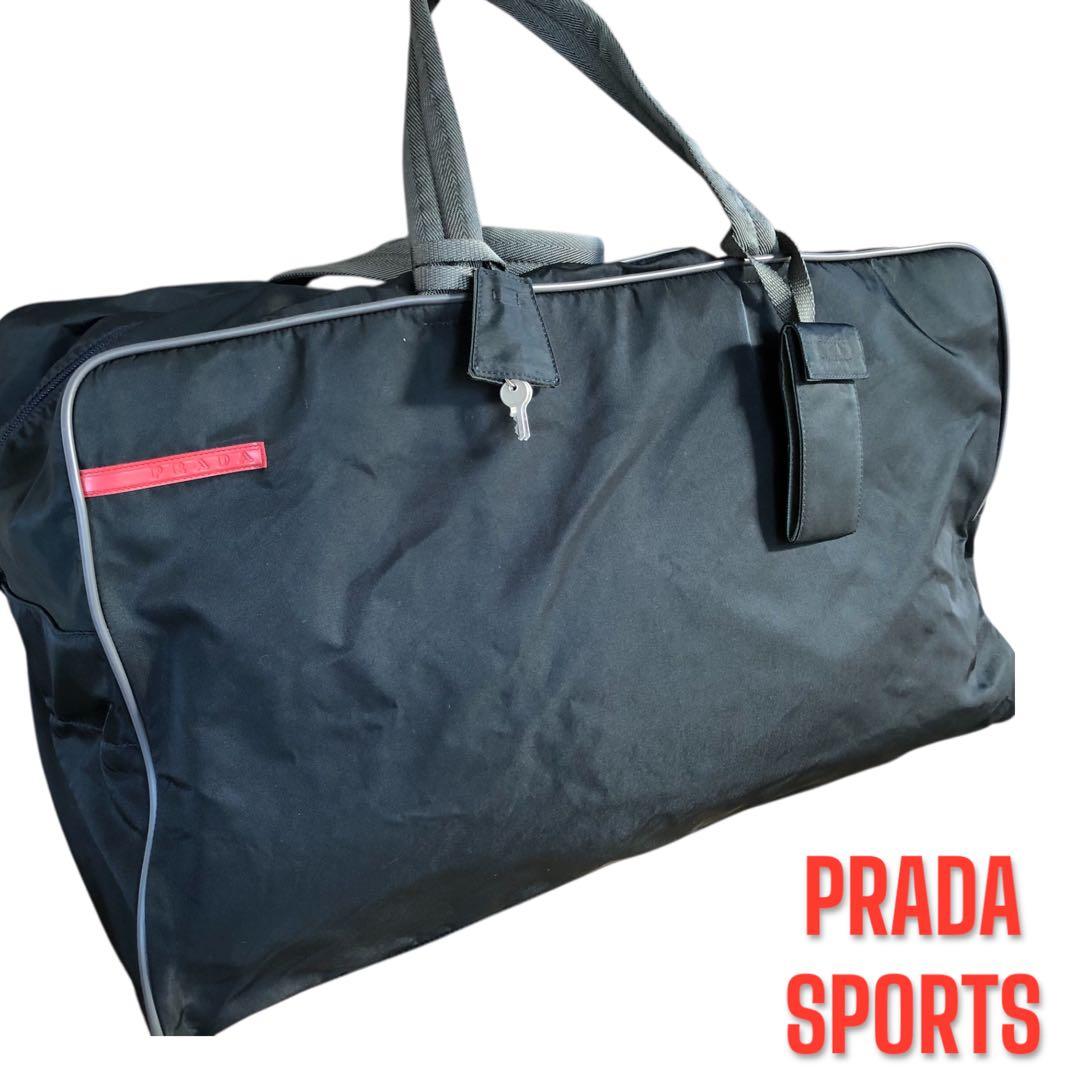 PRADA プラダスポーツ ボストンバッグ ナイロン ユニセックス ブラック