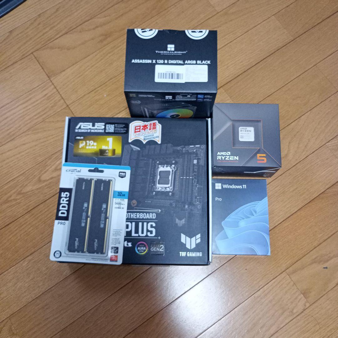 マザボb650m CPU メモリ32g CPUファン win11 Pro