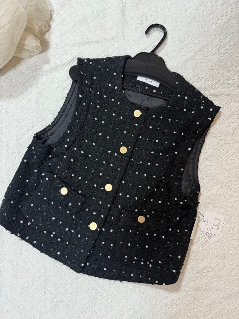 ツイードベスト☆トゥモローランド、ドゥーズィエムクラス、ルシェルブルー、シップス