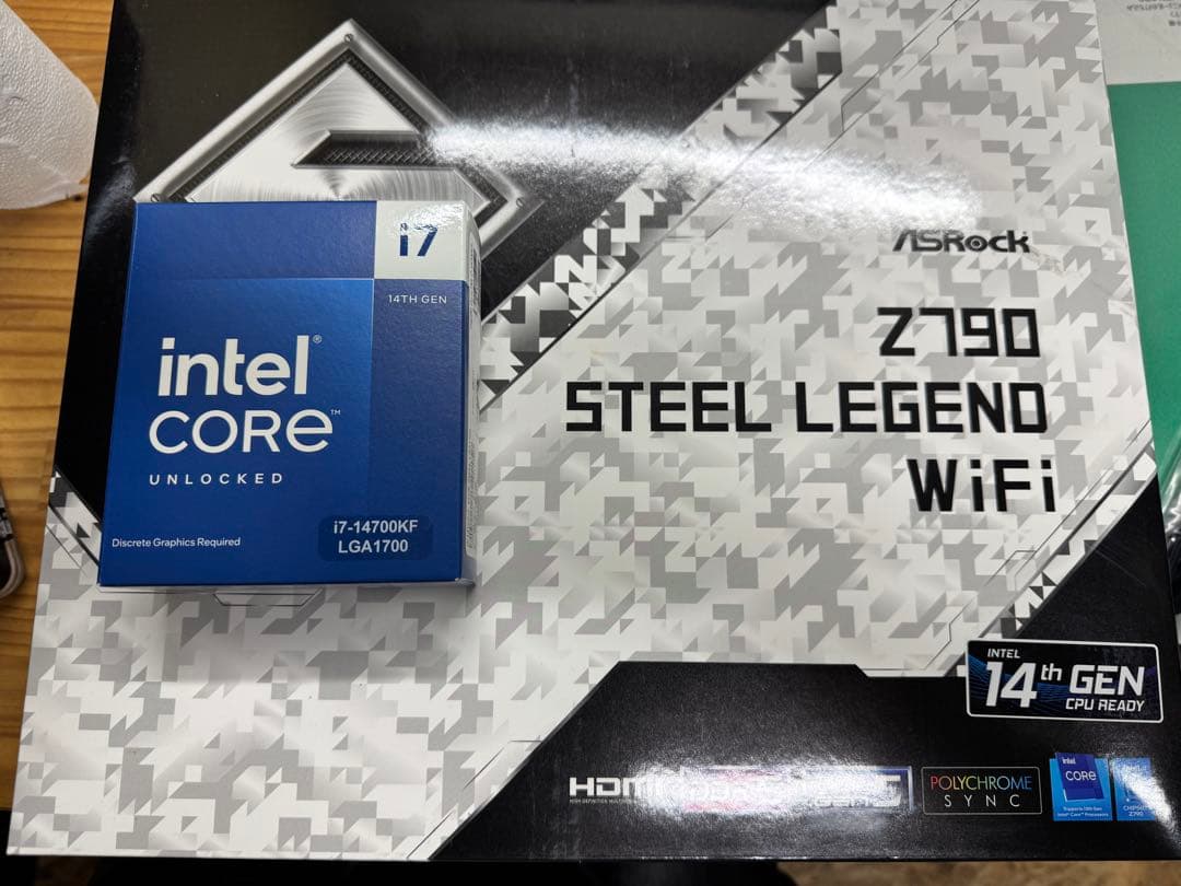 CPU Core i7-14700KF & Z790 Steel Legend WiFi