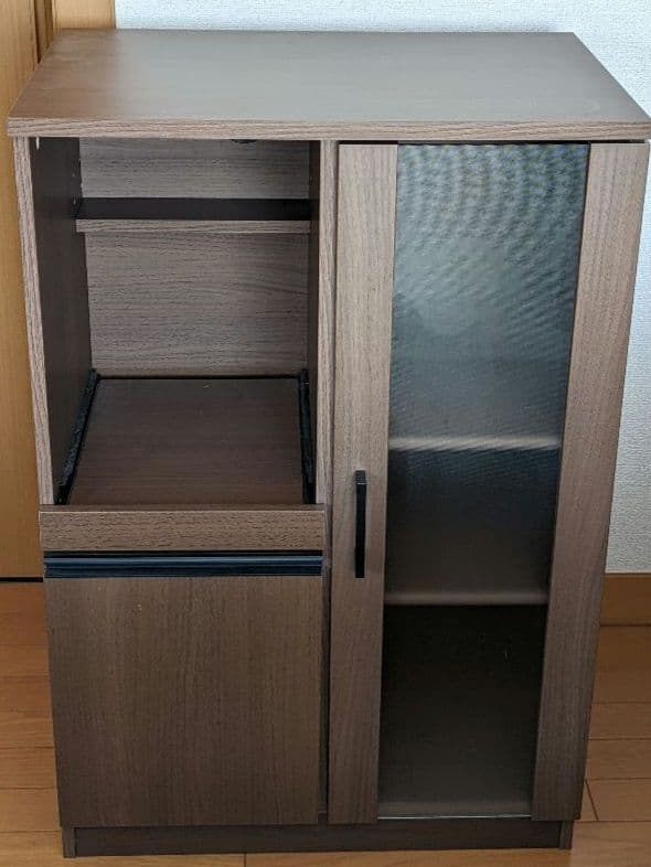 ニトリ　レンジ台　ブラウン　一人暮らしに