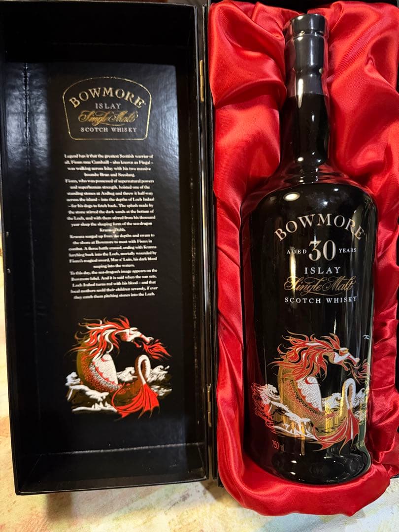 BOWMORE 30年 セラミックボトルドラゴンホース　未開封